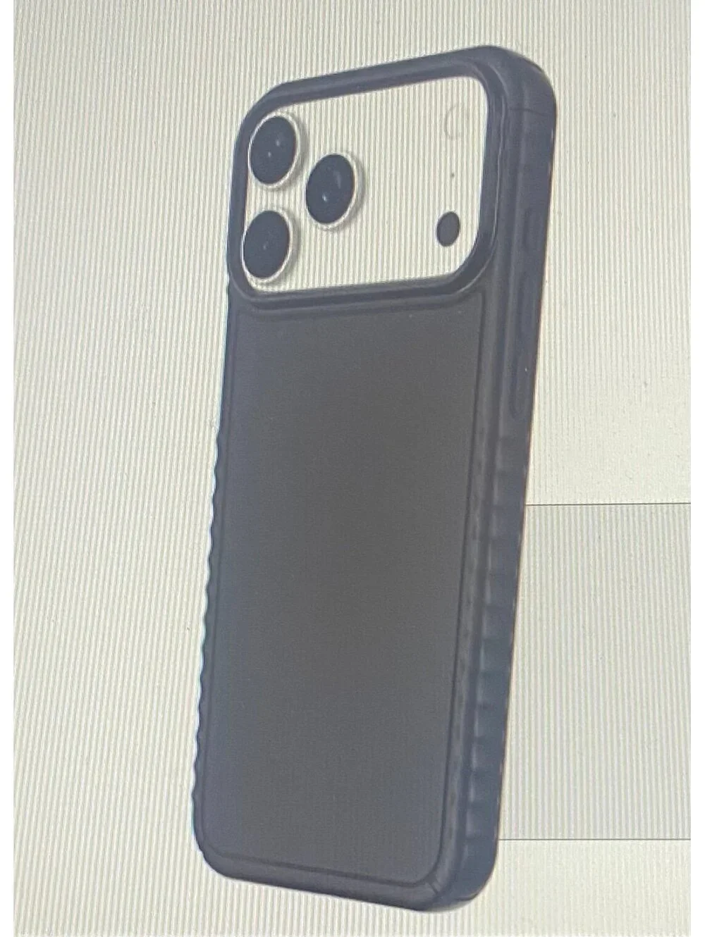 Onn Protective Gel Case for iPhone 17 Pro Black